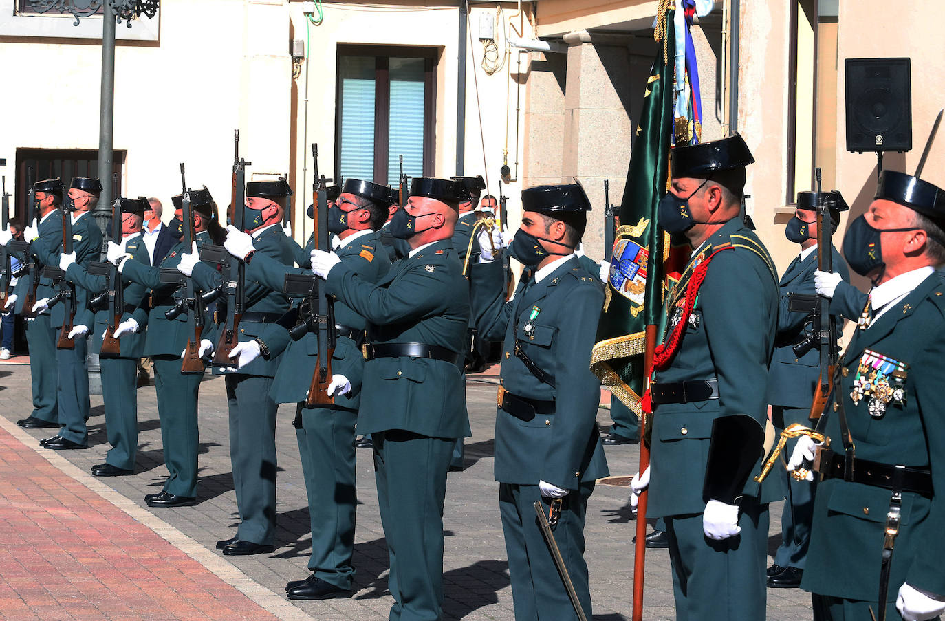 Celebración de la fiesta de la Guardia Civil en Segovia 