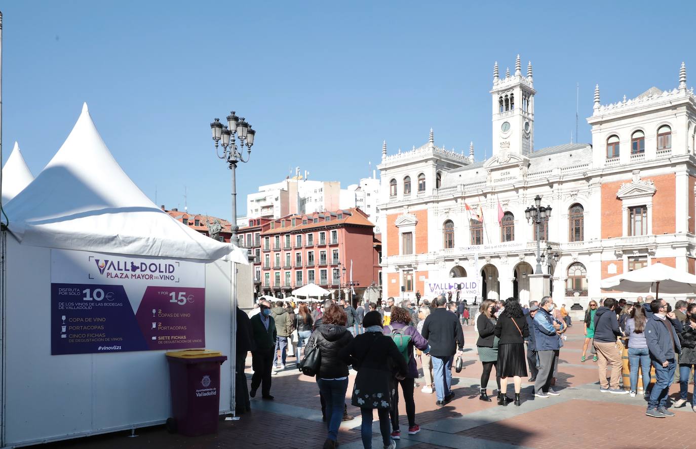 Última jornada de 'Valladolid. Plaza Mayor del Vino'.