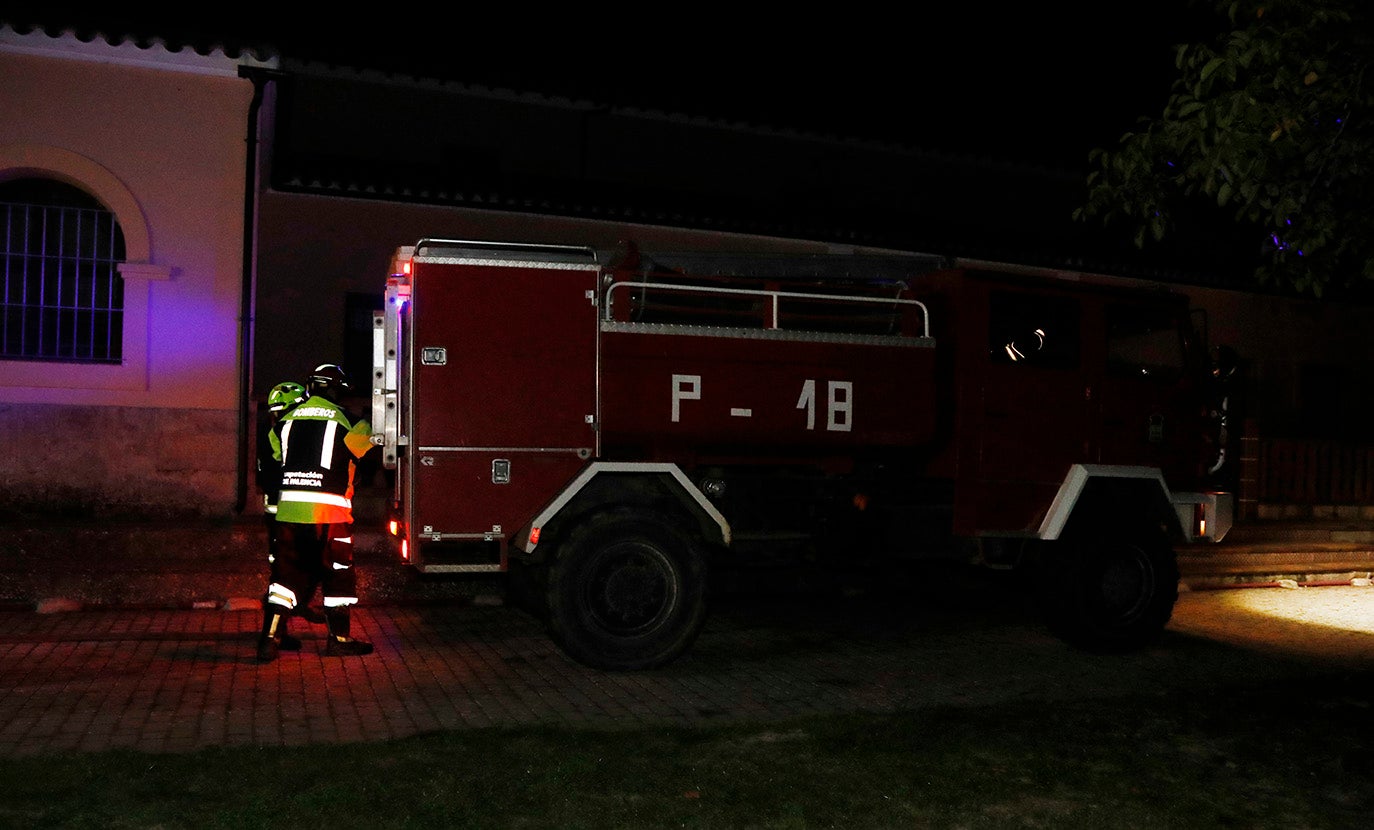 Incendio en el monasterio de Alconada.