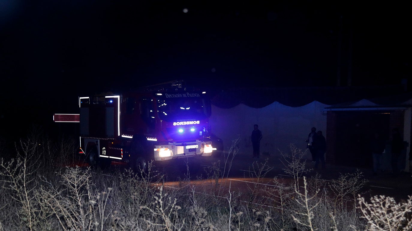 Incendio en el monasterio de Alconada.