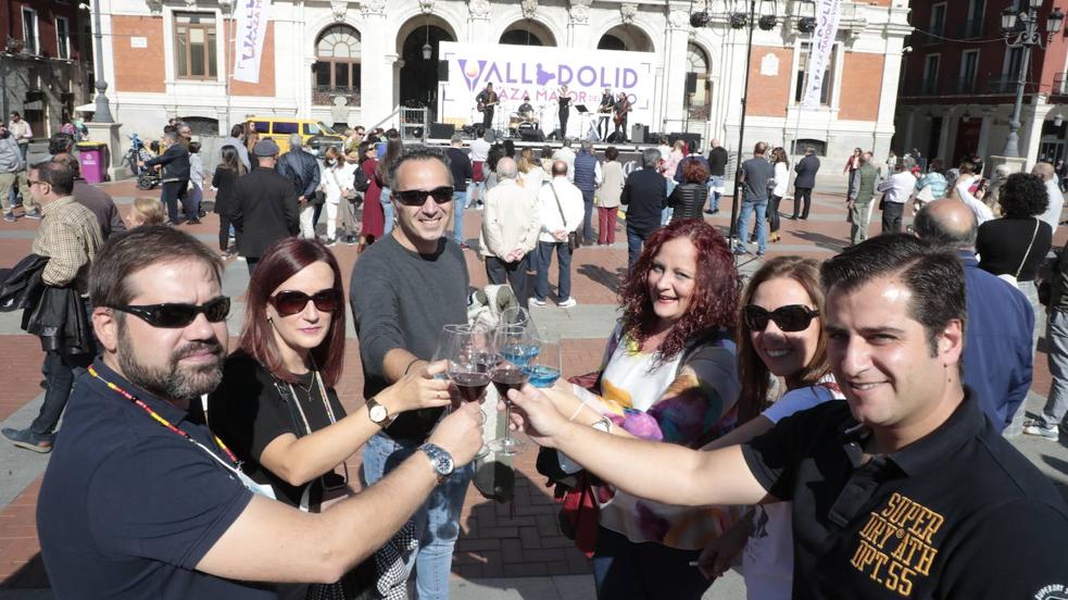 Cierre del evento 'Valladolid. Plaza Mayor del Vino' 1/2