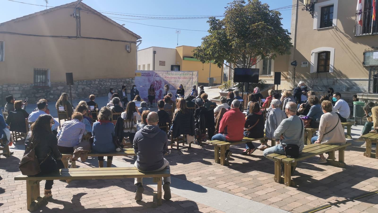 Fotos: La ministra de Igualdad, Irene Montero, asiste al acto del Día Internacional de la Mujer Rural en San Pelayo