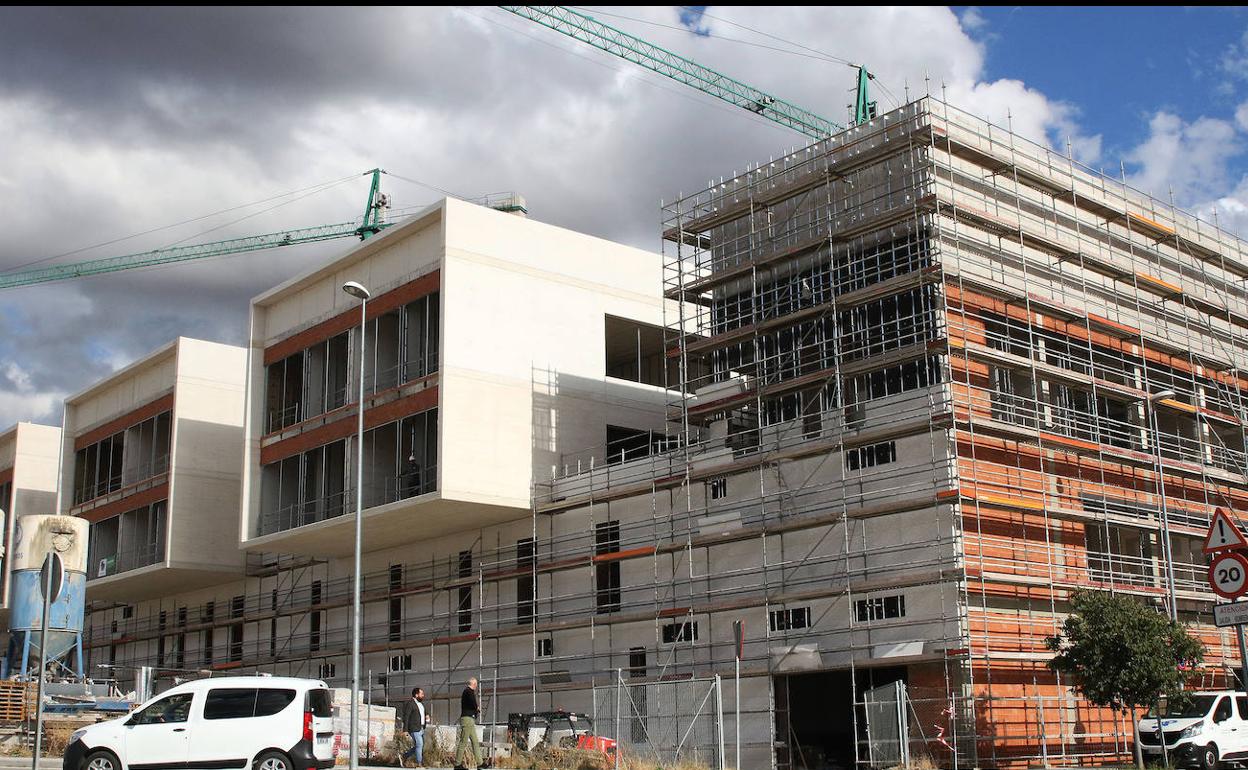 Edificación del que será nuevo Palacio de Justicia de Segovia. 