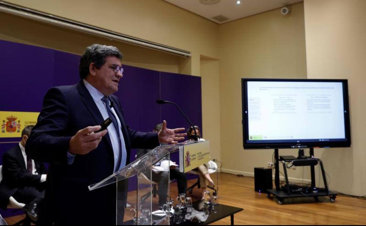 El ministro de Seguridad Social, José Luis Escrivá, presenta los PGE para su Ministerio. 