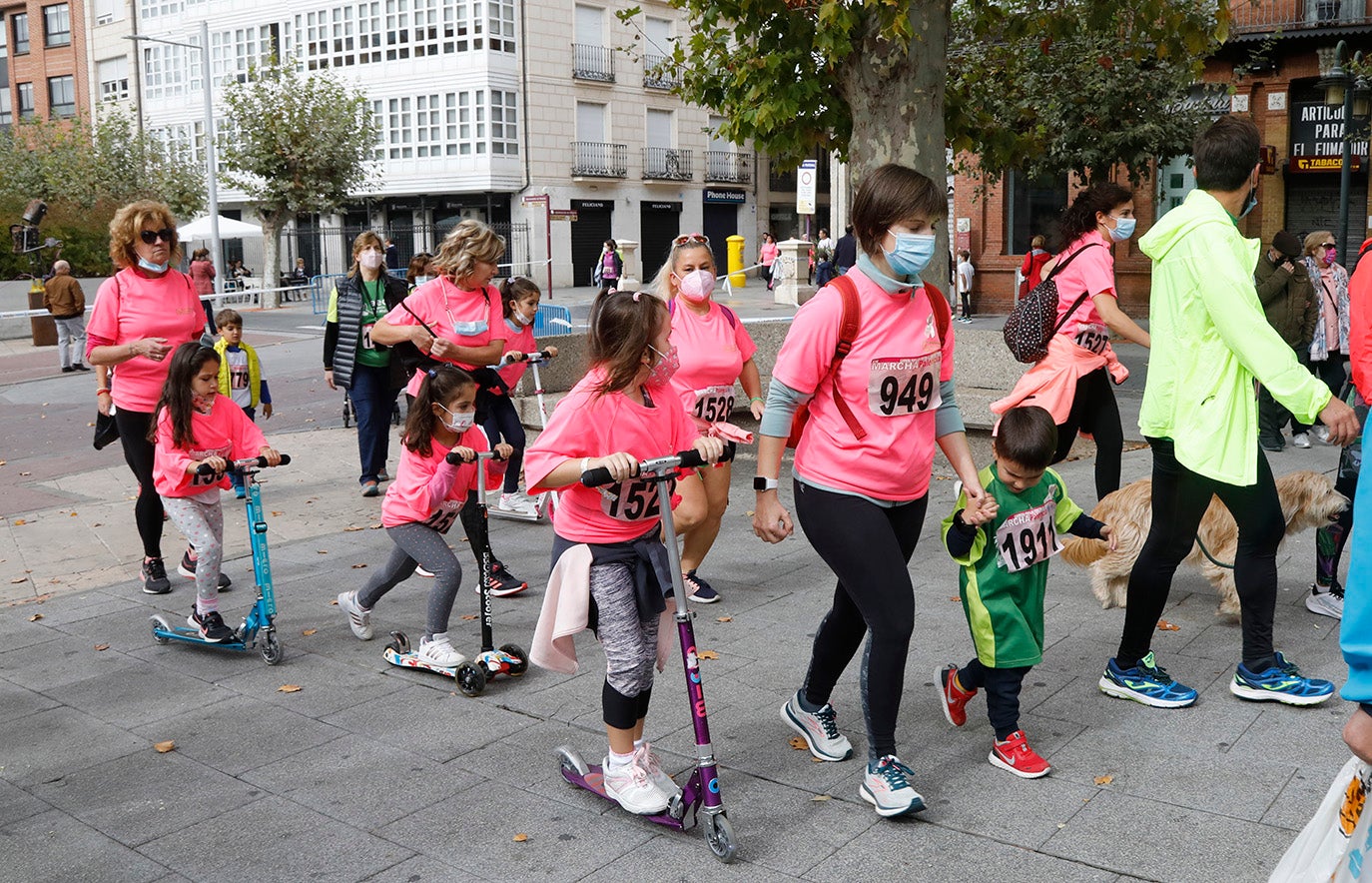 IX Marcha contra el cáncer en Palencia.