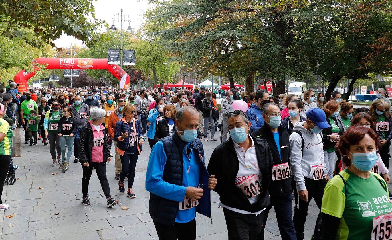 IX Marcha contra el cáncer en Palencia.