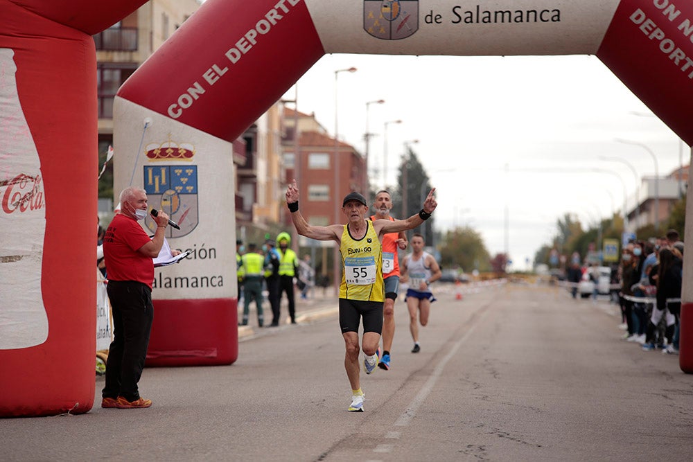 Santa Marta volvió a acoger la salida y llegada de la Media Maratón de la Diputación de Salamanca tras no realizarse el año pasado