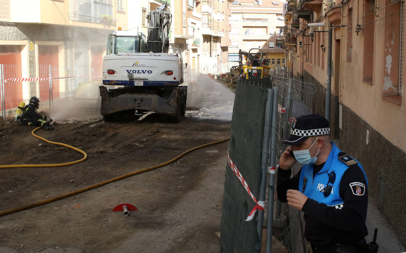 Fuga de gas en la calle Agapito Marazuela. 