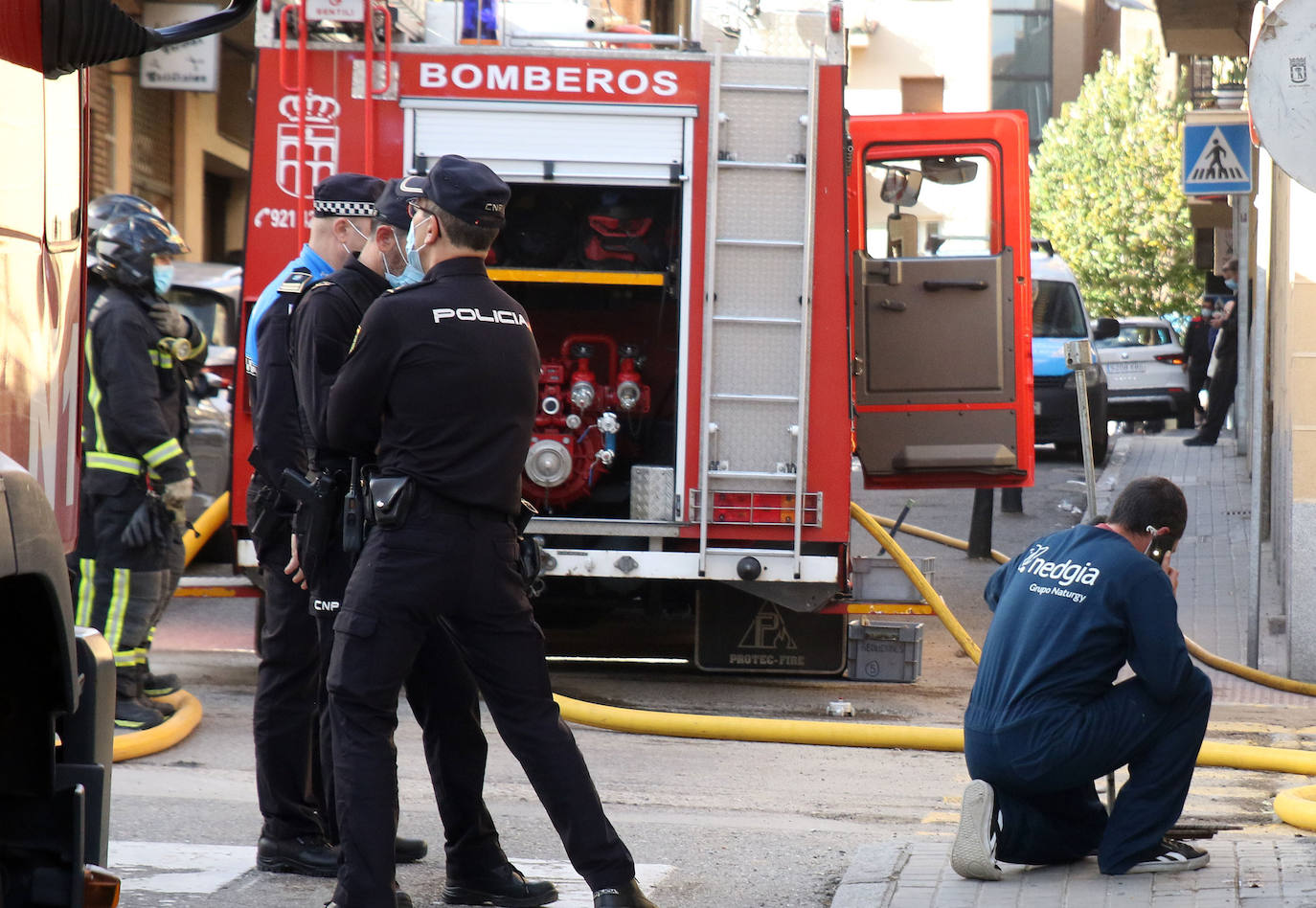 Fuga de gas en la calle Agapito Marazuela. 