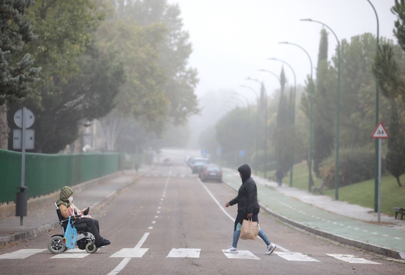 Fotos: riPrimer día de niebla en V