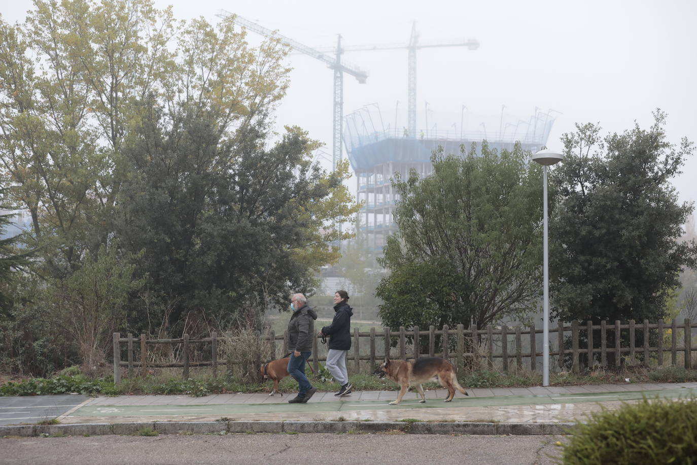 Fotos: riPrimer día de niebla en V