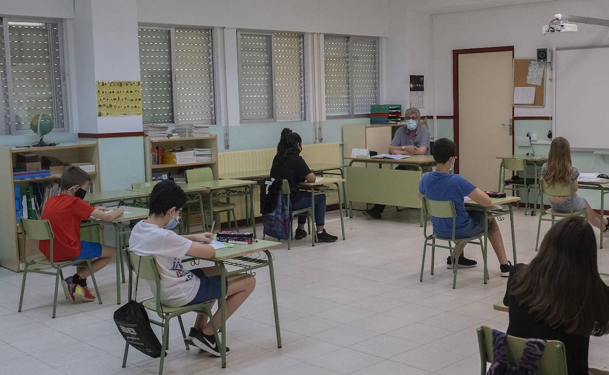 La labor docente sigue sometida a un fuerte estrés.. 