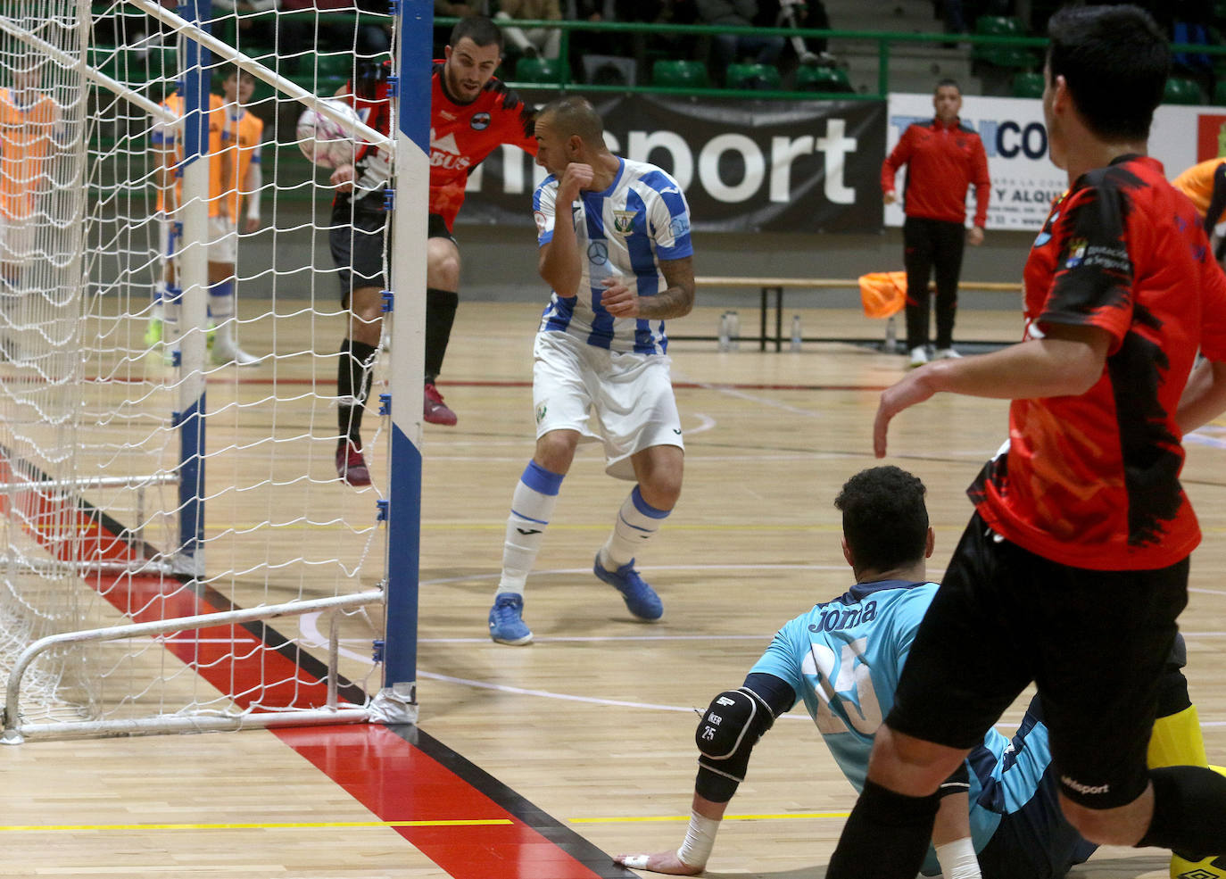 Encuentro de la Copa del Rey entre Segosala y Leganés 