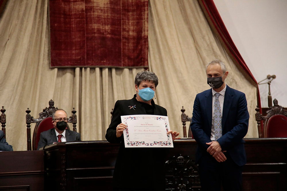 La Universidad de Salamanca entrega los Premios María de Maeztu a la excelencia científica de los años 2020 y 2021