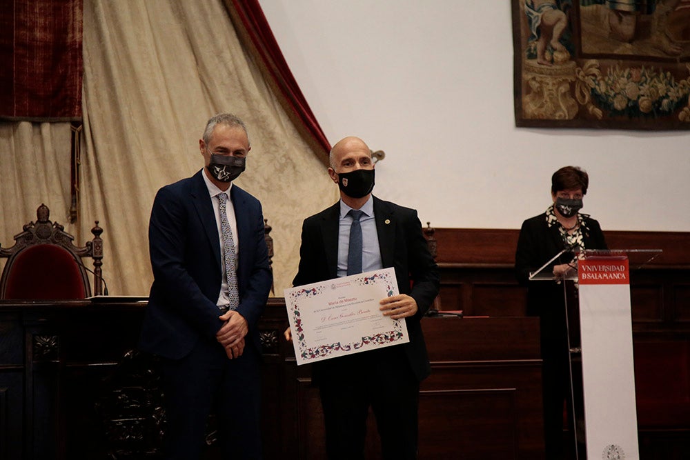 La Universidad de Salamanca entrega los Premios María de Maeztu a la excelencia científica de los años 2020 y 2021