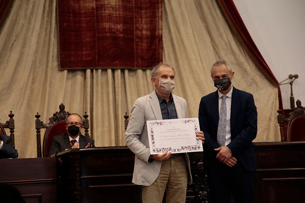 La Universidad de Salamanca entrega los Premios María de Maeztu a la excelencia científica de los años 2020 y 2021