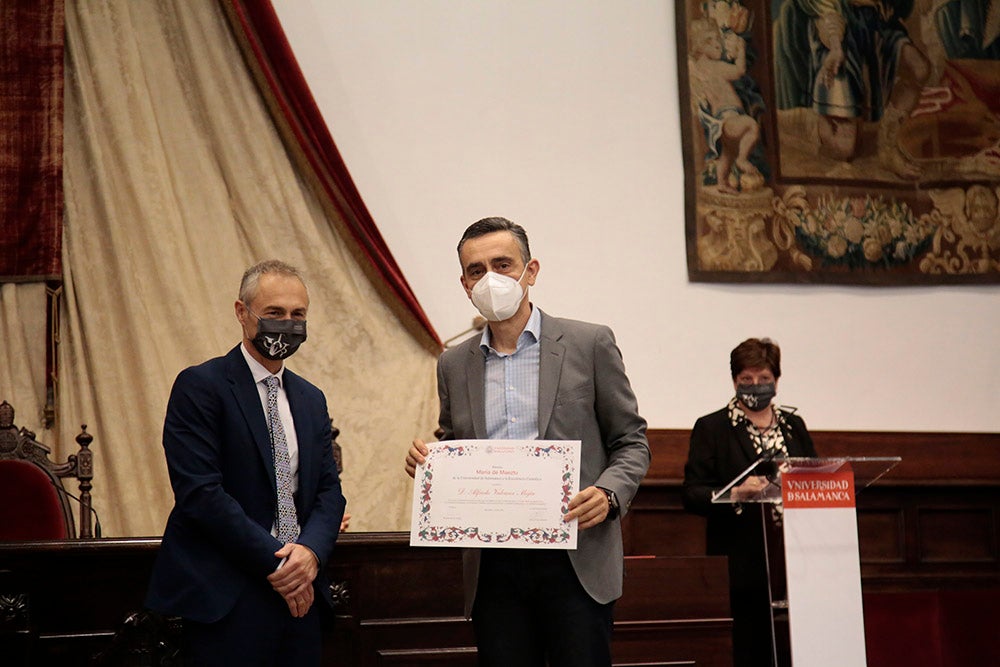 La Universidad de Salamanca entrega los Premios María de Maeztu a la excelencia científica de los años 2020 y 2021