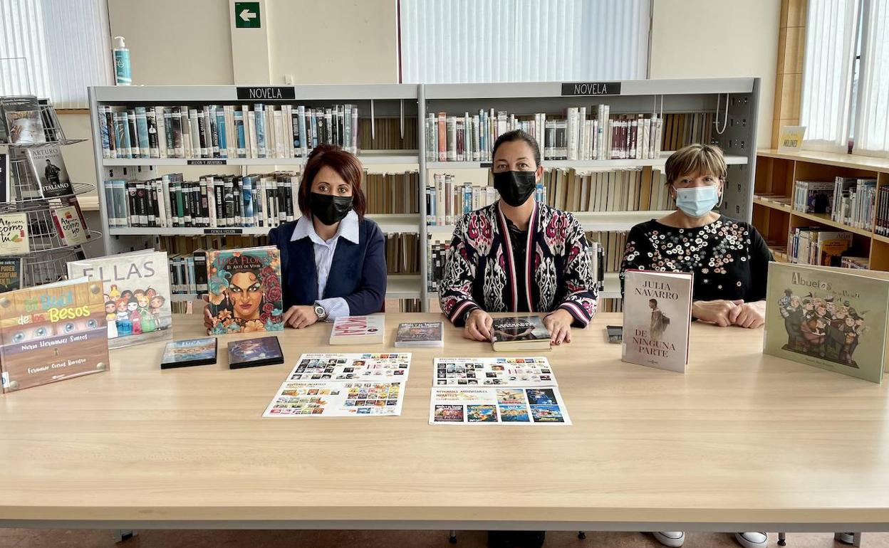 Presentación de las novedades en la Biblioteca Municipal de Guijuelo.