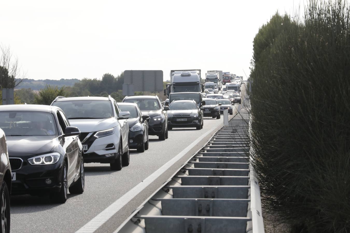Fotos: Accidente mortal en la A-62 entre Tordesillas y Geria