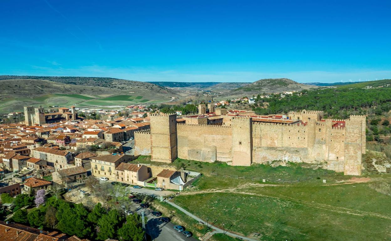 Vista aérea de Sigüenza. 