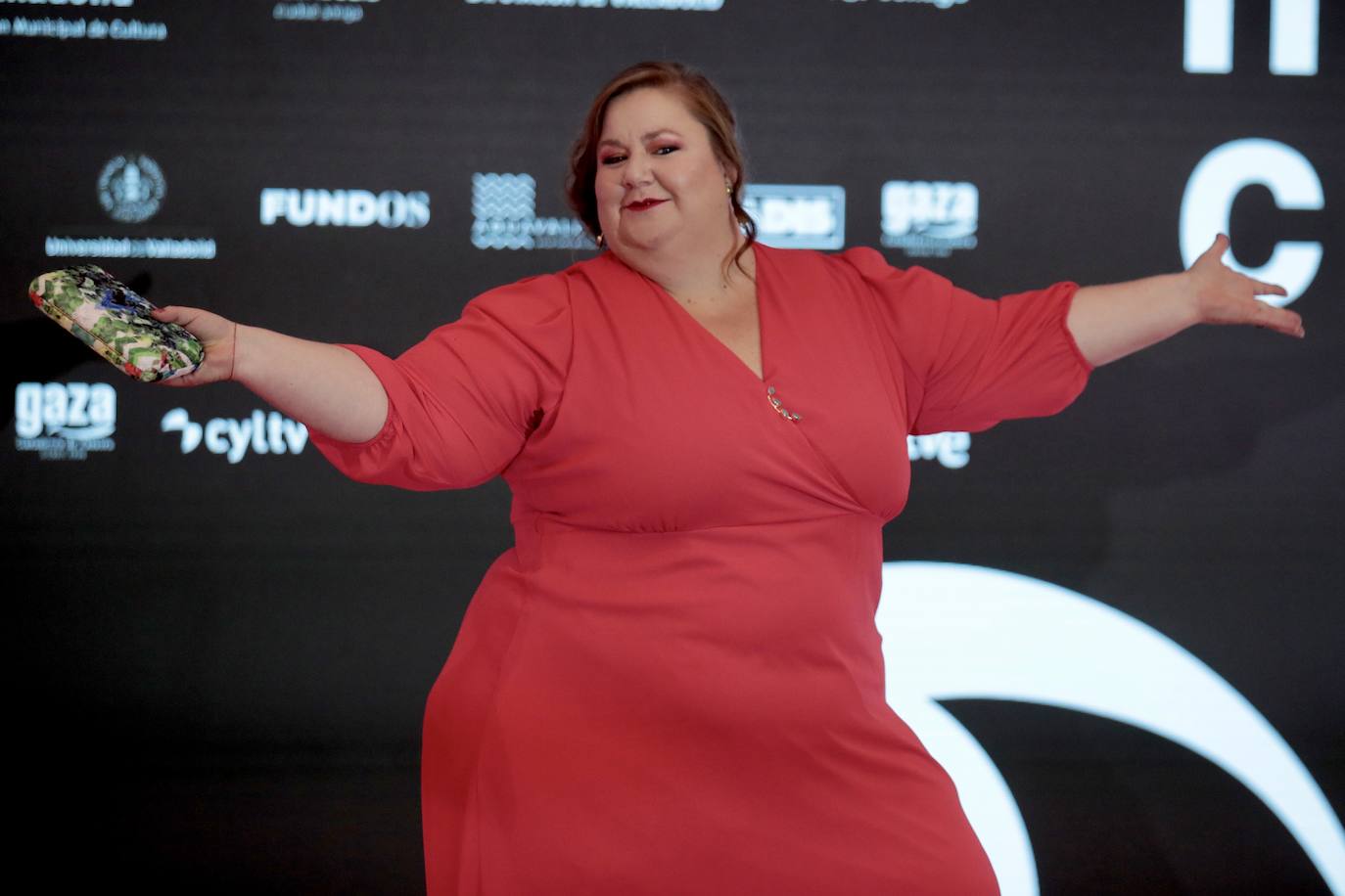 Última alfombra verde de la 66 edición de la Seminci.