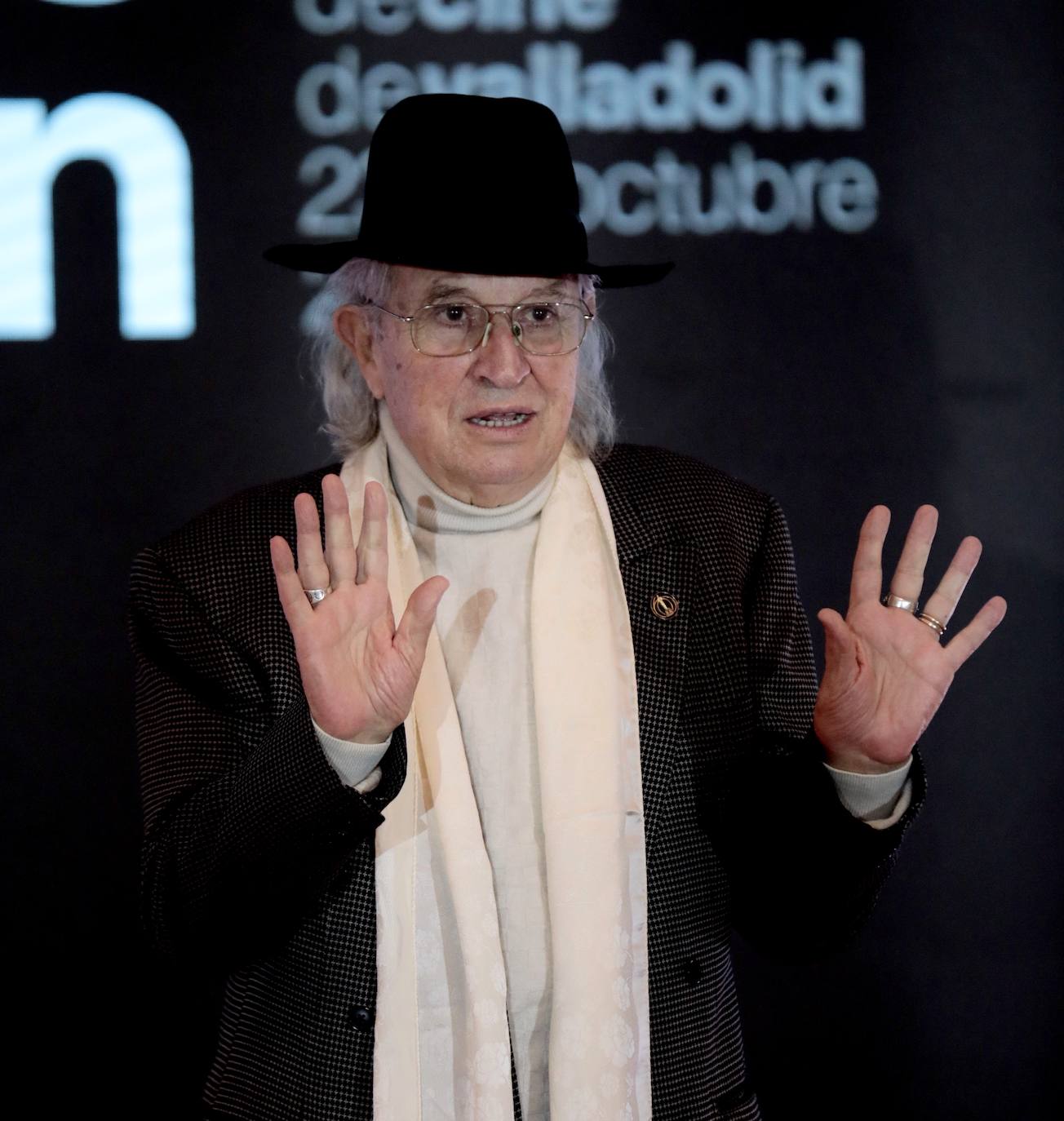 Última alfombra verde de la 66 edición de la Seminci.