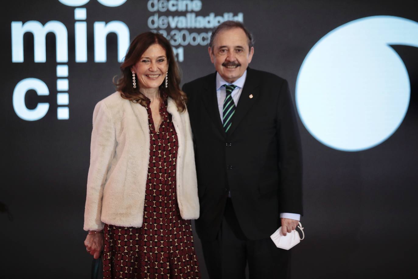 Última alfombra verde de la 66 edición de la Seminci.