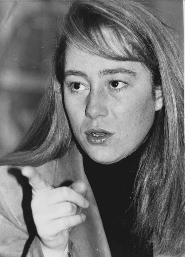 1992. Una jovencísima Gracia Querejeta en el Festival de Valladolid.