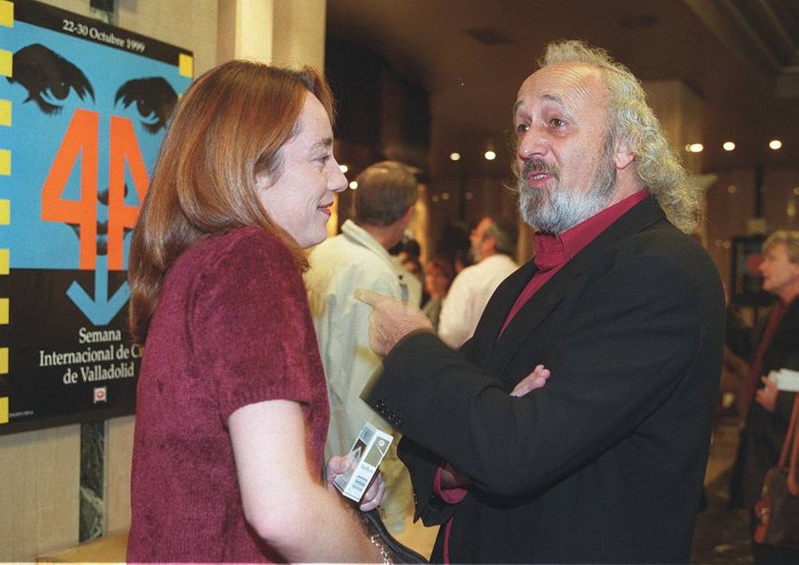 1999. Con Montxo Armendáriz.