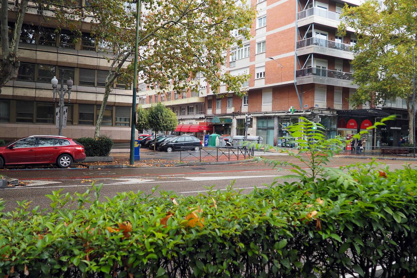 Detalles de una de las principales arterias de la ciudad 