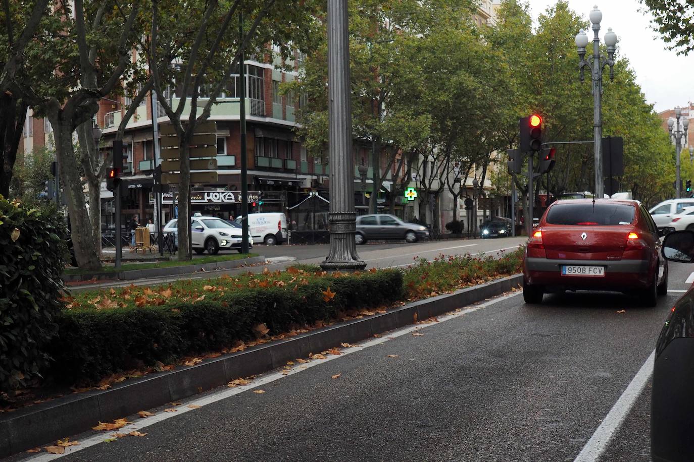 Detalles de una de las principales arterias de la ciudad 