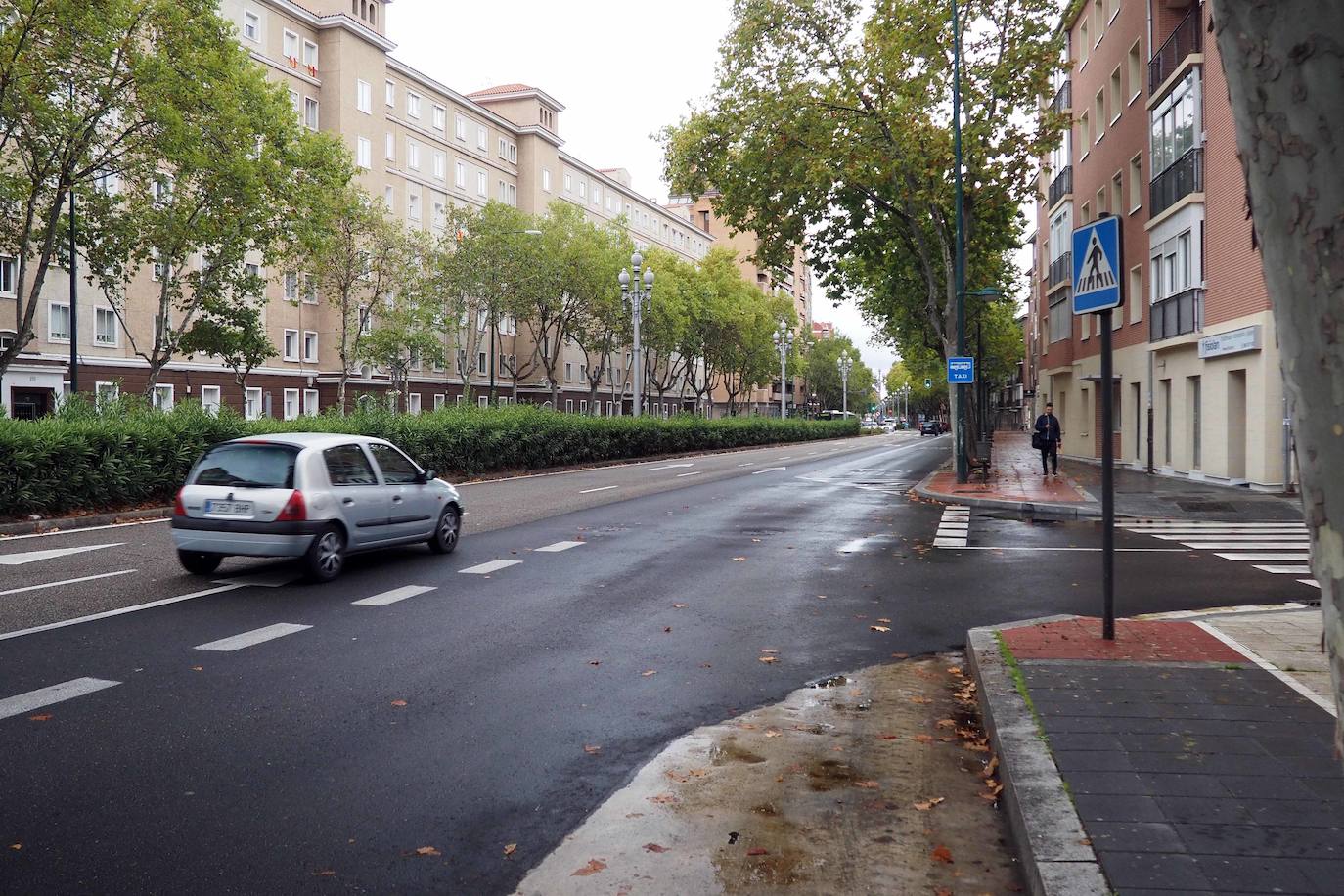 Detalles de una de las principales arterias de la ciudad 