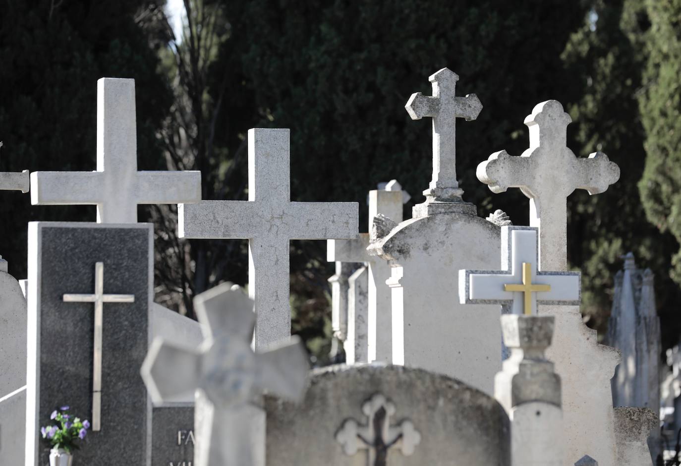 Día de Todos los Santos en el Cementerio del Carmen de Valladolid.