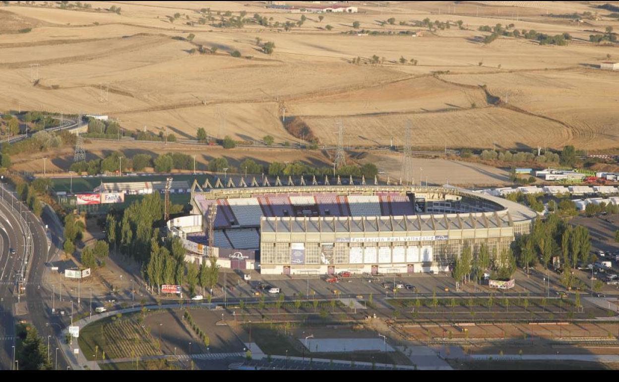 Vista aérea del José Zorrilla. 