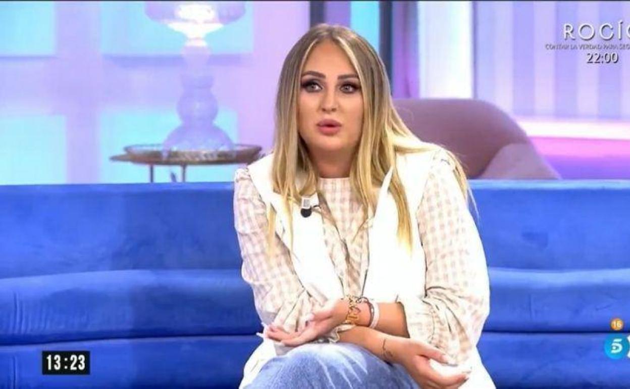 Rocío Flores en 'El programa de Ana Rosa'. 