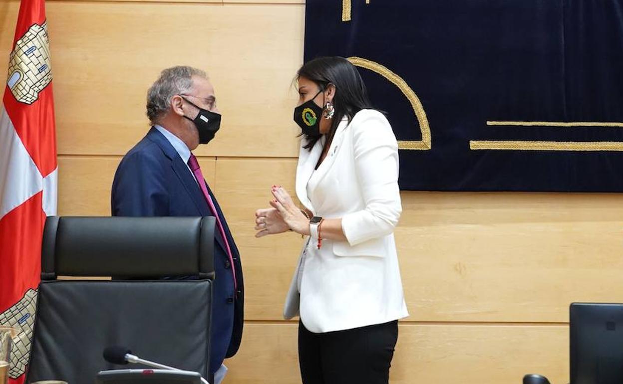 Alejandro Llorente, en la comisión de investigación. 