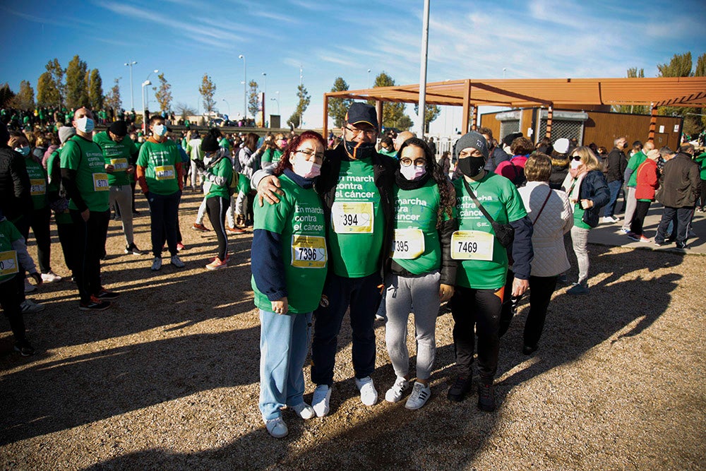 Miles de personas partieron desde el parque Elio Antonio de Nebrija en el regreso de la Marcha Salamanca Contra el Cáncer