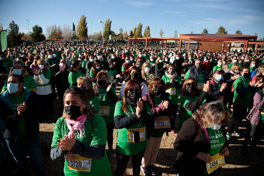 Miles de personas partieron desde el parque Elio Antonio de Nebrija en el regreso de la Marcha Salamanca Contra el Cáncer