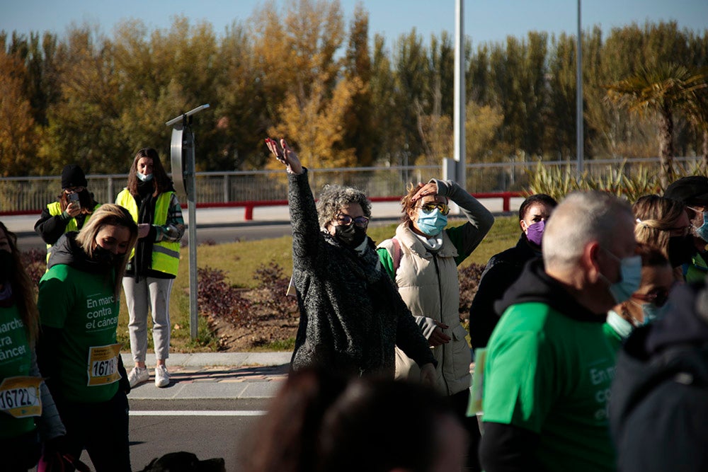 Miles de personas partieron desde el parque Elio Antonio de Nebrija en el regreso de la Marcha Salamanca Contra el Cáncer