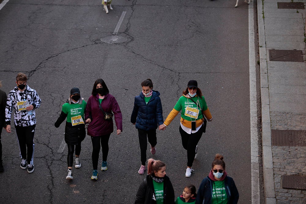 Miles de personas partieron desde el parque Elio Antonio de Nebrija en el regreso de la Marcha Salamanca Contra el Cáncer