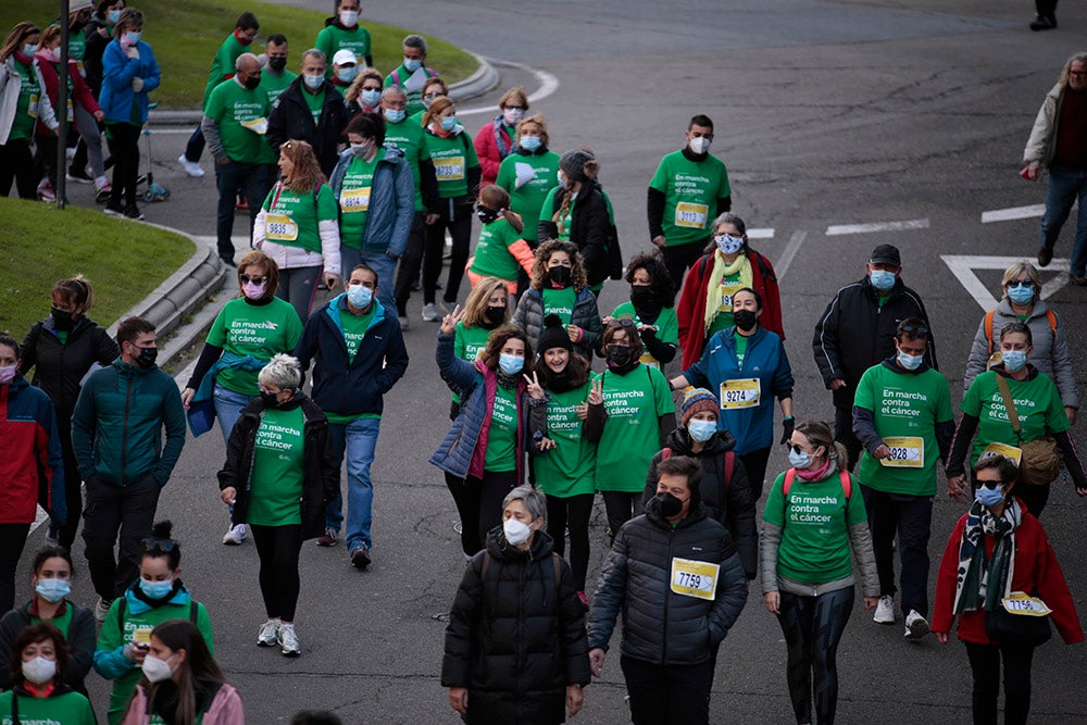 Miles de personas partieron desde el parque Elio Antonio de Nebrija en el regreso de la Marcha Salamanca Contra el Cáncer