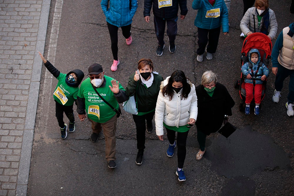 Miles de personas partieron desde el parque Elio Antonio de Nebrija en el regreso de la Marcha Salamanca Contra el Cáncer