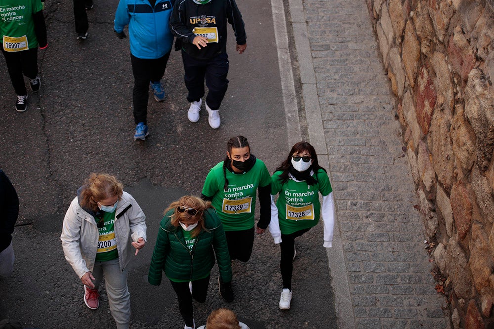 Miles de personas partieron desde el parque Elio Antonio de Nebrija en el regreso de la Marcha Salamanca Contra el Cáncer