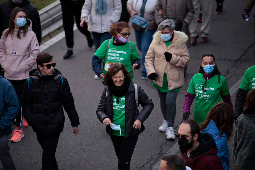 Miles de personas partieron desde el parque Elio Antonio de Nebrija en el regreso de la Marcha Salamanca Contra el Cáncer