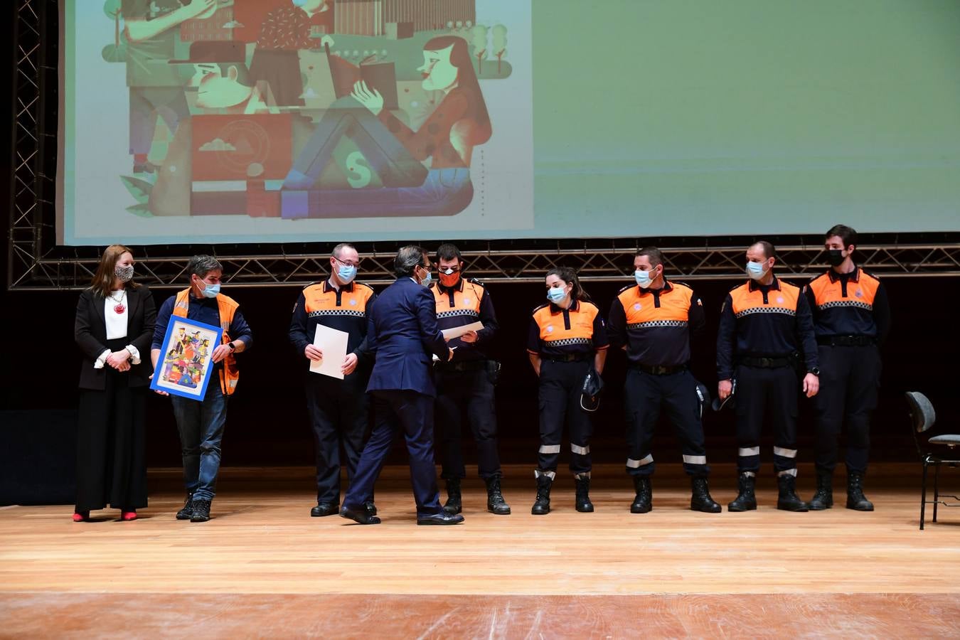 Fotos: Valladolid reconoce la labor de los participantes en la campaña de vacunación frente a la covid