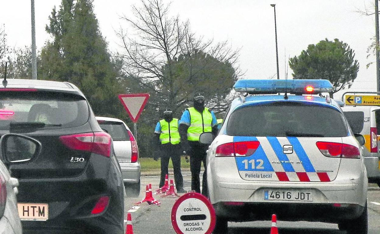 Control de alcoholemia y drogas de la Policía Local de Segovia. 