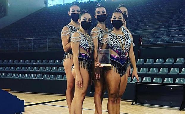 Las componentes del equipo senior.