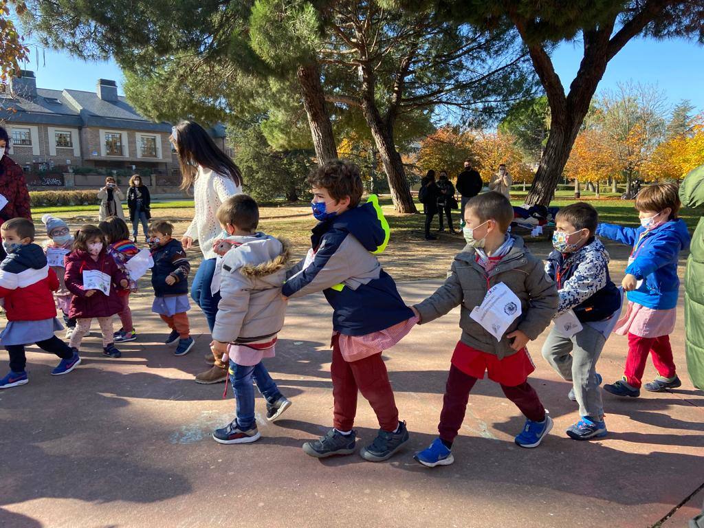 Fotos: Los alumnos del CEIP Parque Alameda bailan contra la obesidad