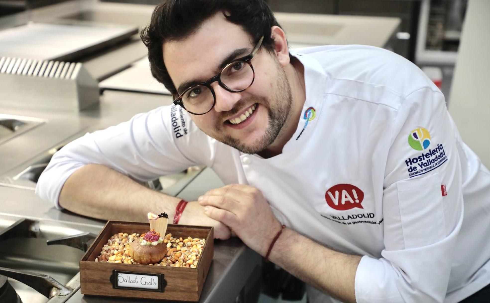 Alejandro San José elaboró la tapa campeona del concurso nacional en la Escuela de Cocina.