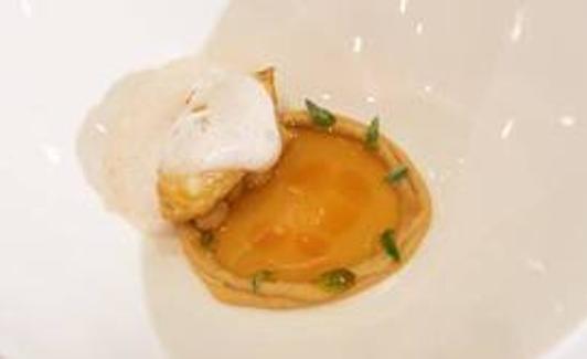 El plato ganador del I Campeonato de Garbanzos Tierra de Sabor, realizado por Germán Carrizo. 